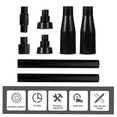 thumbnail image 4 of Multifunctional Garden Fountain Heads for Pond and Pool, Black, 4 of 8