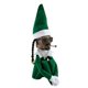 thumbnail image 1 of 5 Uds Snoop On The Stoop Muñeco Elfo Navidad Adorno Muñeca Fieltro (B Con Collar) Verde, 1 of 9
