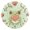 Gold, variant on Frogs Hold Hearts Valentine's Day Round Wall Clock Silent Analog Battery Operated Black Pointer Home Decor 9.84" Diameter