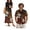 Polynesia Flowers, variant on Jeiento Tropical Flower Couples Matching Outfits Breathable Button Down Hawaiian Shirt Red Summer Beach Flowy Dress