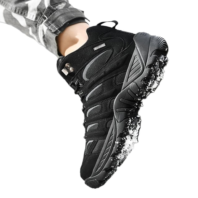 Zapatos Altos Hasta El Tobillo Botas Senderismo para Hombres Deportivos Antideslizantes Al Aire Libre