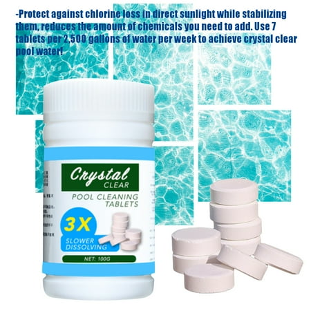 pool tablets effervescent sanitizing tablet swimming clean