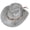 D silver, variant on Gleaming Panama Hat Hat Sparkly Cowboy Hat Sequined Hat for Music Festivals Rapper Cowboy Hat Western Hat
