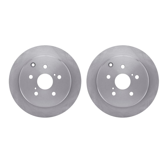 Dynamic Friction Company Rear Brake Rotors 6002-76100