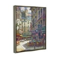 thumbnail image 4 of Stupell Industries Paris Cafe Street Town & City Painting Gray Floater Framed Canvas Art Print Wall Art, 17 x 21, 4 of 10