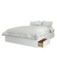 thumbnail image 4 of Nexera Arcadia 4 Piece Bedroom Set, Truffle and White, 4 of 6