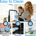 thumbnail image 5 of SUSWIM Baby Led Weaning Supplies, 8 Piece BPA-Free Silicone Feeding Set, Silicone Suction Bowl, Forks & Spoons, Bib& Cup, Develops Self Feeding Skills, Dishwasher Safe, for 6+ Months (Blue), 5 of 5