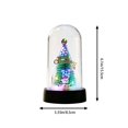 thumbnail image 4 of YingYouFu Lighted Christmas Cloche Decor, Battery Operated Mini Scene Ornament, Tabletop Tree Dome Decoration for Party Home Gift Present Display, 4 of 7
