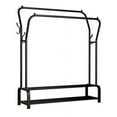 Double Rail Clothing Rack Heavy Duty Freestanding Garment Rack Metal