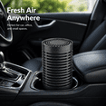 thumbnail image 3 of Car Air Purifier with HEPA Filter, Portable USB Air Cleaner for Smoke, Pet Odors and Dust, Ultra-Quiet Ionizer for Vehicle and Small Office, Active Carbon Deodorizer, 3 of 5