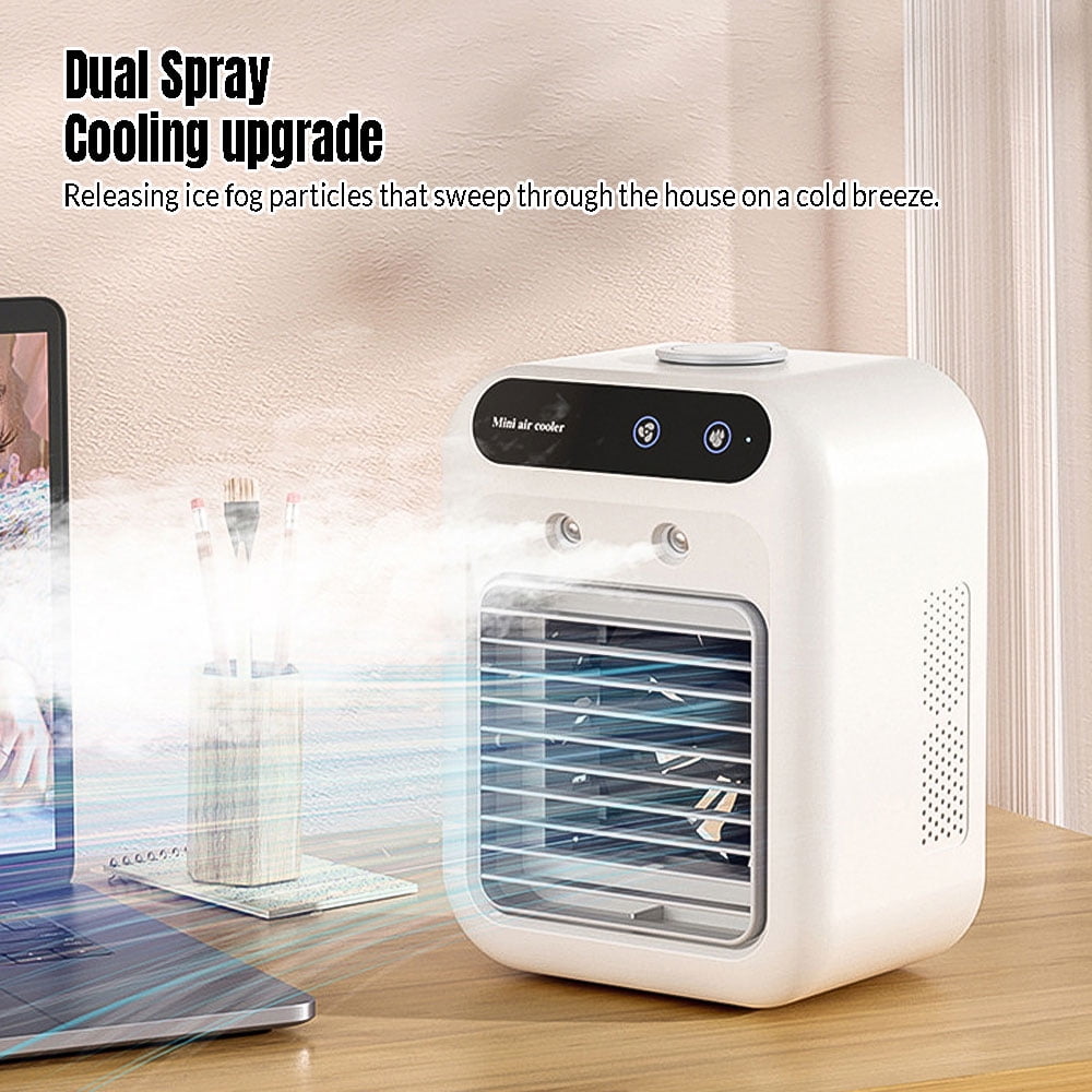 MDHAND Portable Air Conditioners, 2 Speeds Digital Display for Bedroom Office Outdoor