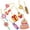 B, variant on Diamond Art Kit with Heart Shaped Paper and Hanging String, 3 Inch, Red, for Valentine's Day Room Decor, Art Hanging Kit
