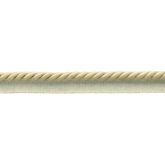 5/16" (0.5cm) Medium Cotton Twisted Rope Cord with Lip | Cord Trim # 0516HRL,, Light Gold Beige #21132 (Golden Brown Beige) Sold By The Yard (36"/3 ft/0.9m)