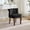 Black, variant on Velvet Vanity Chair with Back, Tufted Upholstered Vanity Stool with Solid Wood Legs, Mid Century Small Makeup Chair for Vanity, Accent Chair for Bedroom, Living Room, Pink