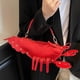 thumbnail image 1 of Bolso Bandolera con Forma de Cangrejo de Río: Pequeño Bolso de Piel Sintética para Mujer, Bolso Moderno con Cadena de Langosta para Fiestas, Festivales y Estilo Urbano Diario., 1 of 6