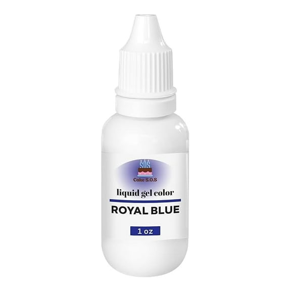 Liquid Gel Color - Royal Blue 1 oz.