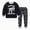 R222-Black, variant on NOLDARES Toddler Boy Outfits Clothing Set 2 Piece Long Sleeve Crewneck Sweatshirt and Elastic Pants Fall Winter Clothes(AG,5-6 Y)