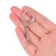 thumbnail image 3 of unbranded 30Ud Llaveros Con Estilo Plateada Para Accesorios De Llavero Resistentes, 3 of 6