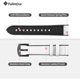 thumbnail image 6 of Tianle 22mm 20mm 18mm Leather Silicone Bands Compatible with Samsung Galaxy Watch 6/5/4/3,Garmin Watch, 6 of 8