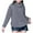 Gray, variant on ZACPNCV Women Turtleneck Oversized Sweaters Long Sleeve Hem Tunic Pullover Knit Tops Dark Gray L