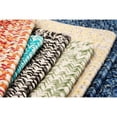 thumbnail image 2 of Colonial Mills 4' Blue Braided Reversible Square Area Throw Rug, 2 of 2