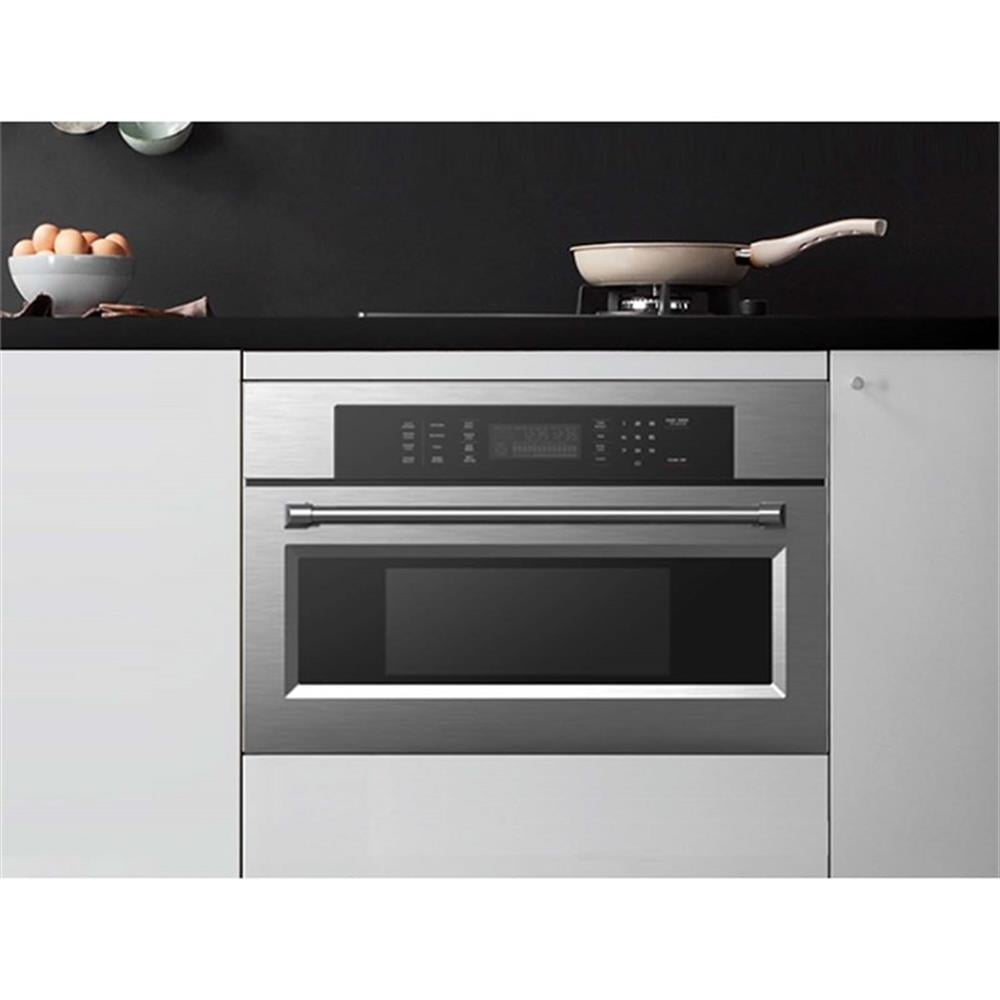 Pemberly Row Stainless Steel Air Fryer & Convection Built In Microwave