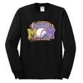 thumbnail image 1 of Baseball Mom Cheetah Glitter Sports Mens Long Sleeve Shirt, Black, Medium, 1 of 4