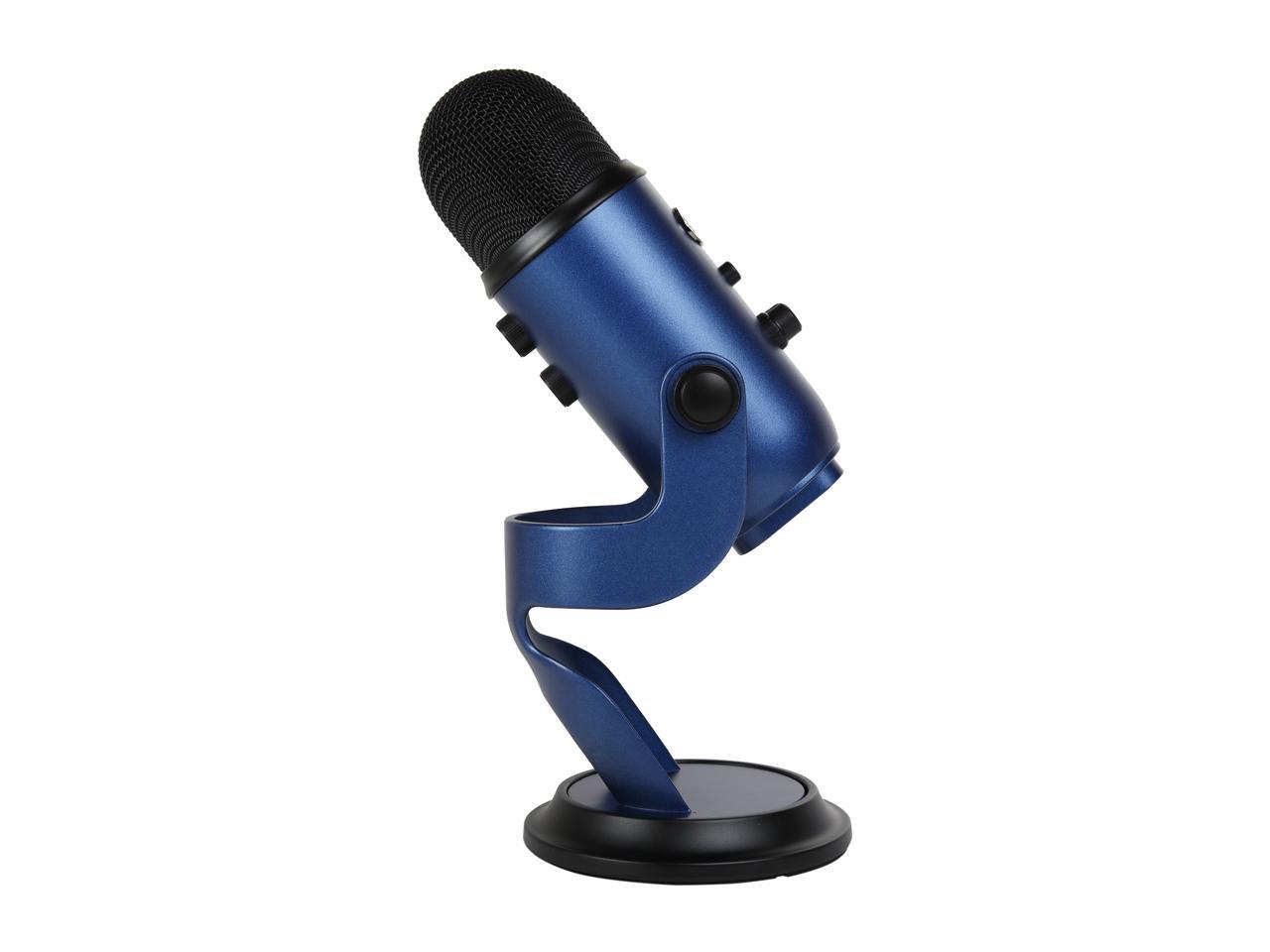 Blue Yeti USB Microphone for PC, Mac, Gaming, Recording, Streaming, Podcasting, Studio and Computer Condenser Mic with Blue VO!CE effects, 4 Pickup Patterns, Plug and Play – Midnight Blue - image 5 of 7