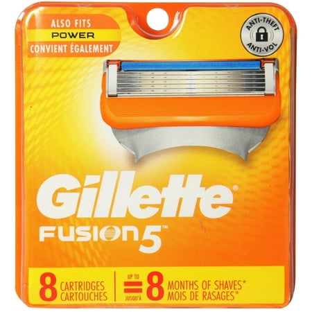 Gillette Fusion 5 Power Cartridges 8 ea