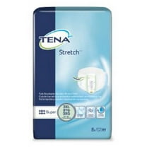TENA Stretch Bariatric Adult Tab Closure Disposable Incontinent Brief Case, 3X-Large, Heavy Absorbency (32 Count)