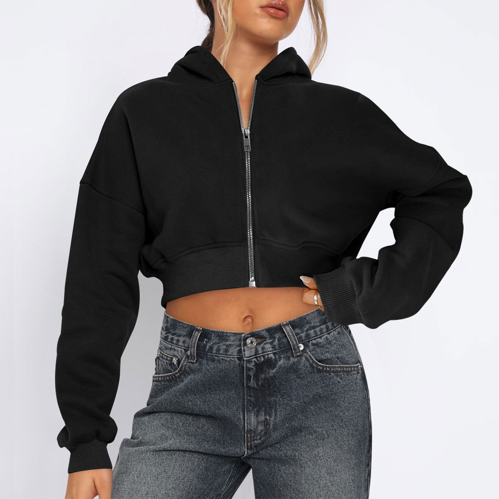 トップス theredthread S zipup hoodie cropped THEREDTHREAD / ザレッドスレッド】S zipup hoodie cropped