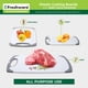 thumbnail image 3 of Freshware Cutting Board with Juice Grooves, Reversible, BPA-Free, Non-Porous, Dishwasher Safe, Kitchen, Set of 3, 3 of 9