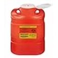 thumbnail image 4 of AmeriCan Goods Multi-Use 8.2qt Plastic Bio Hazard Sharps & Overfillings Collector Container with One-Way Funnel, Red (1), 4 of 4