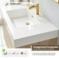 thumbnail image 6 of Palencia 36" Single Sink Wall-Mount Floating Wood Bathroom Vanity No Mirror, 6 of 14