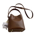 thumbnail image 2 of Bolso tipo cubo de cuero para mujer, bolso con asa , bolso de compras, bolso de hombro a la moda, bolso cruzado para trabajo de vacaciones, 2 of 7