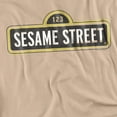 thumbnail image 2 of Sesame Street T-Shirt Tilted Logo Unisex Graphic Tee For Men & Women, 2 of 7