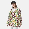 thumbnail image 5 of Daiia Colorful Fruits UPF 50+ Sun Protection Hoodie Jacket Lightweight Long Sleeve Sun Shirt for Women Men with Pocket Hiking Outdoor-Large, 5 of 9