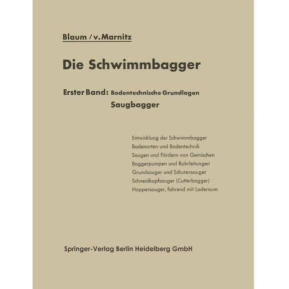 Die Schwimmbagger, (Paperback)