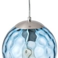thumbnail image 6 of Aiwen Blue Glass Crystal Pendant Light Novelty Industrial Ceiling Lamp Globe Shade Hanging Light, 6 of 9