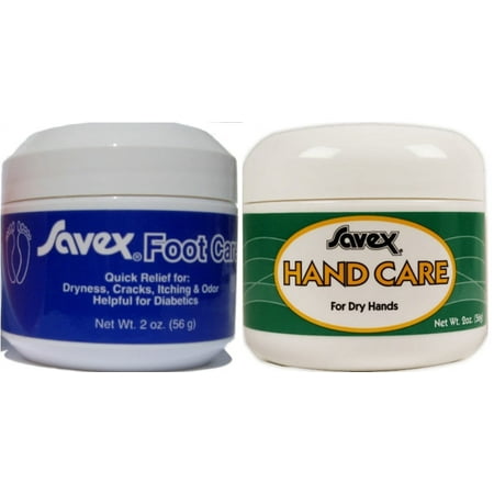2 Pack Kit of Hand Care and Foot Care Cream and Lotion