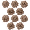 thumbnail image 4 of 10 Pcs Fleurs en Toile de Jute Artisanat Fait Main Fleurs Décoration en Jute pour Bricolage, 4 of 9