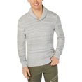 thumbnail image 1 of American Rag Mens Jacquard Shawl Collar Pullover Suéter, Gris, X-Large, 1 of 1