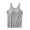 Gray, variant on Qiopertar Women's Camisole Tops with Built-in Bra Solid Color V-Neck Sleeveless Casual Comfy Summer Spring Beach Vacation Pullover Tank Tops, Yellow M