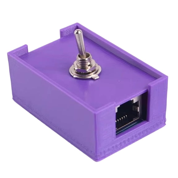 Portable RJ45 Networks Control Switches Manual Operation for CAT5/CAT6 Easy Ethernet Networks Isolation Toggle Switches