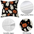 thumbnail image 5 of Halloween Pillow Covers 18x18 Fall Pumpkin Ghost Star Decorative Throw Pillow Covers Indoor Outdoor Cushion Cases for Home Sofa Couch Farmhouse Decorative, 5 of 6