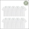 thumbnail image 2 of 10-Pack School Uniform Tagless Polo Tshirt for Little Boys & Big Boys, 2 of 7