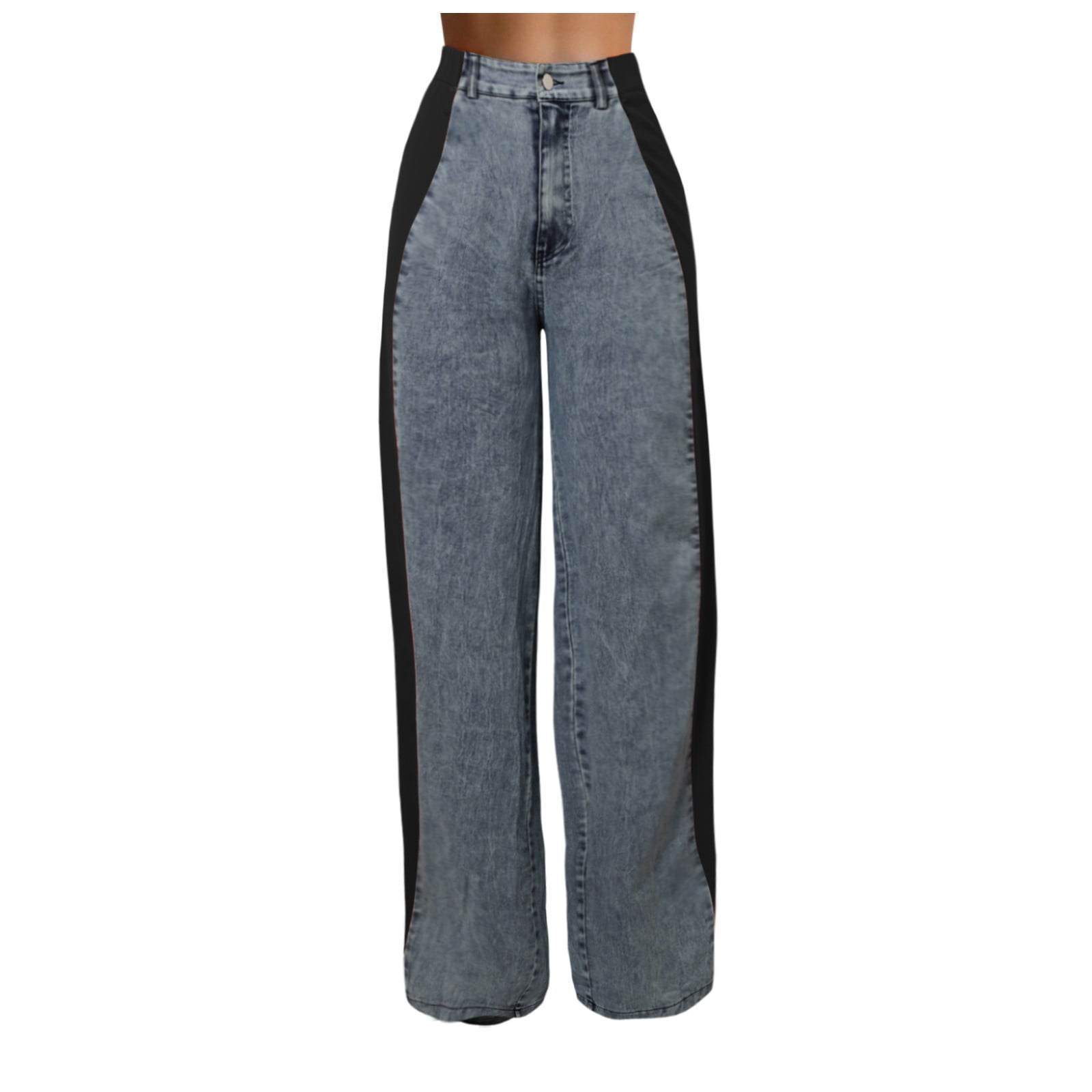 Pantalon Palazzo Femme Grande Taille - Viscose élasthanne, Tailles 10 à 26
