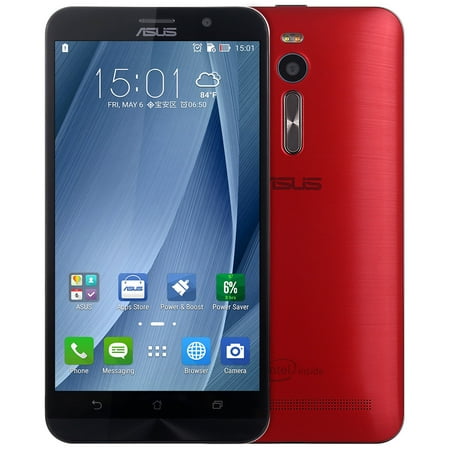 ASUS ZenFone ZE551ML Unlocked Cellphone, 34GB, Red, International Version, No Warranty - GSM