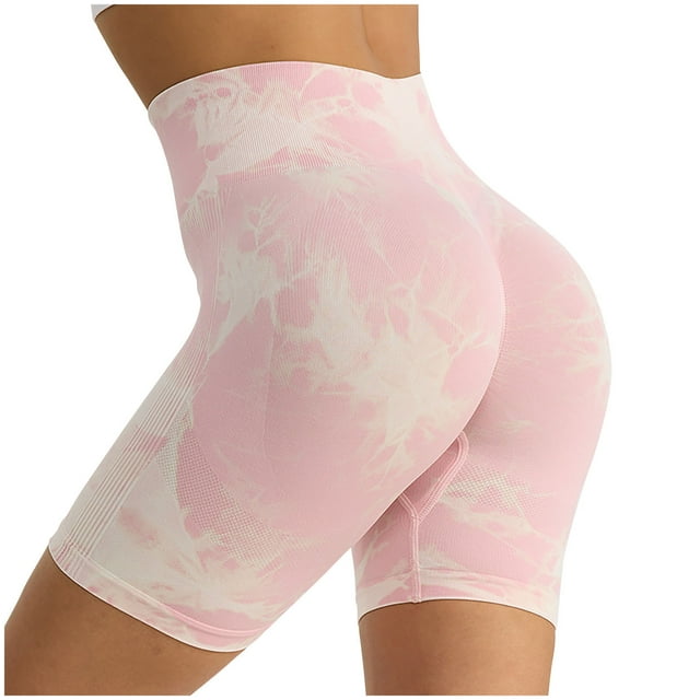 Pantalones Cortos de Yoga para Mujeres de Alta Cintura Hip Lifting Fitness, Pantalones Cortos de Mujer Casual para el Hogar Y Diario