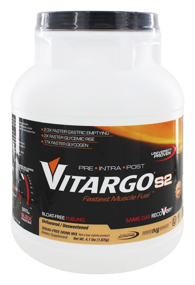Vitargo Pure Unflavoured 2kg Patented Formula The Original Flagship Vitargo 